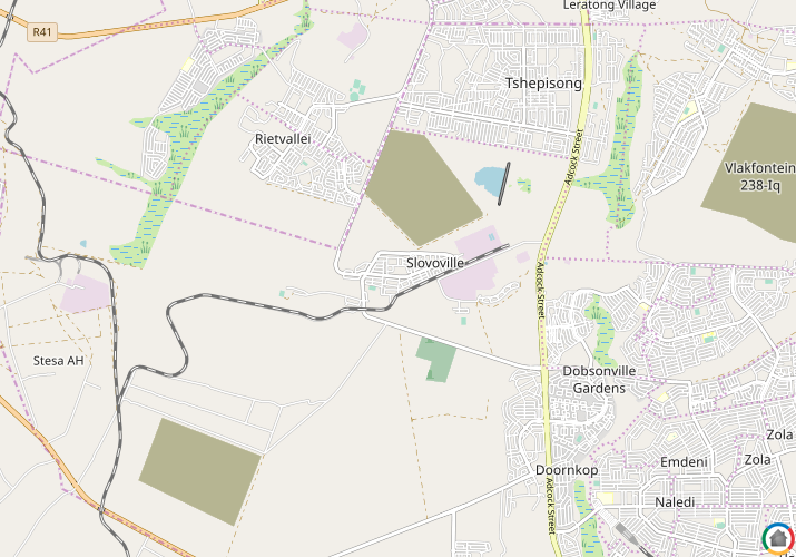 Map location of Slovoville